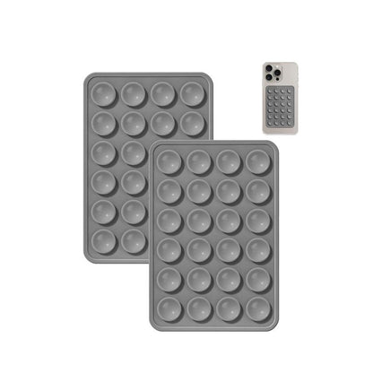 2PCS Silicone Suction Phone Case Mount Non Slip Suction Cup Phone Mount