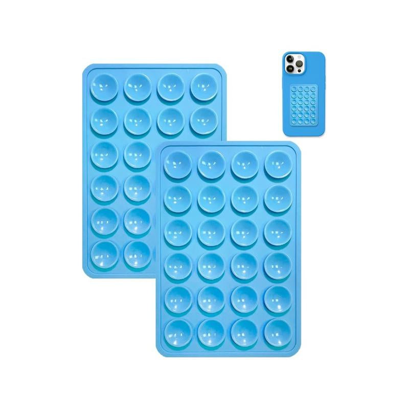 2PCS Silicone Suction Phone Case Mount Non Slip Suction Cup Phone Mount