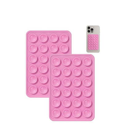2PCS Silicone Suction Phone Case Mount Non Slip Suction Cup Phone Mount