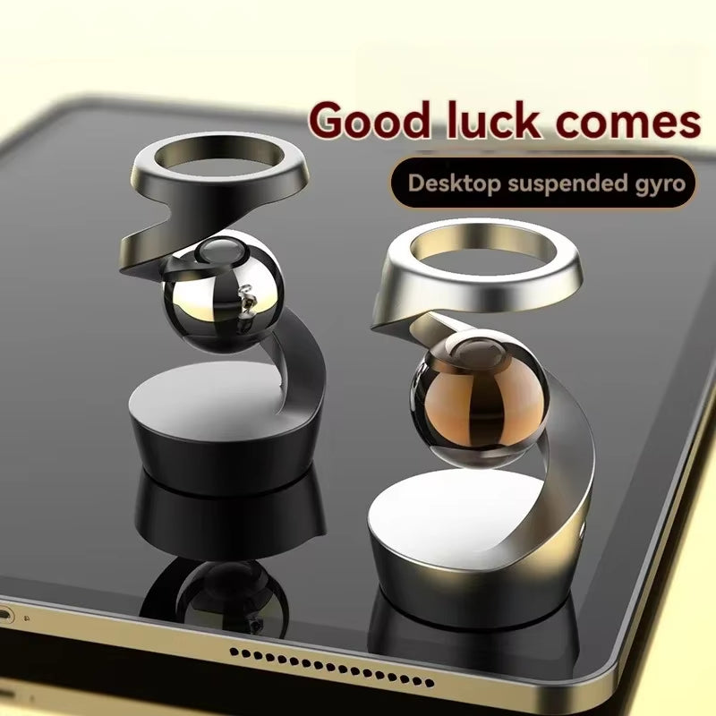 Stress Relief Kinetic Figurines Sculpture Gravity Floating Gyroscope Office Desk Decor Adults Defying Kinetic Desk Toy Desktop