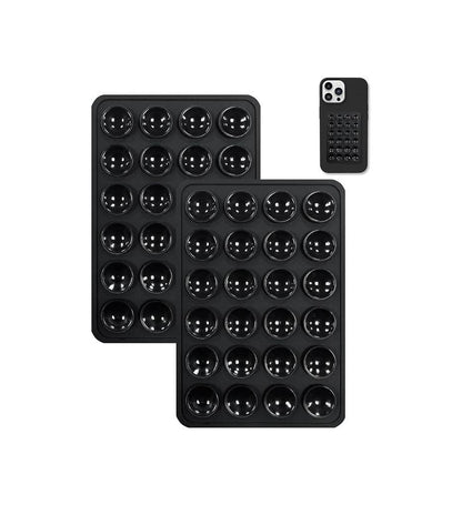 2PCS Silicone Suction Phone Case Mount Non Slip Suction Cup Phone Mount