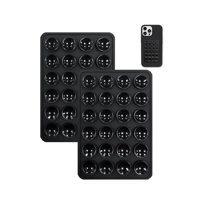 2PCS Silicone Suction Phone Case Mount Non Slip Suction Cup Phone Mount