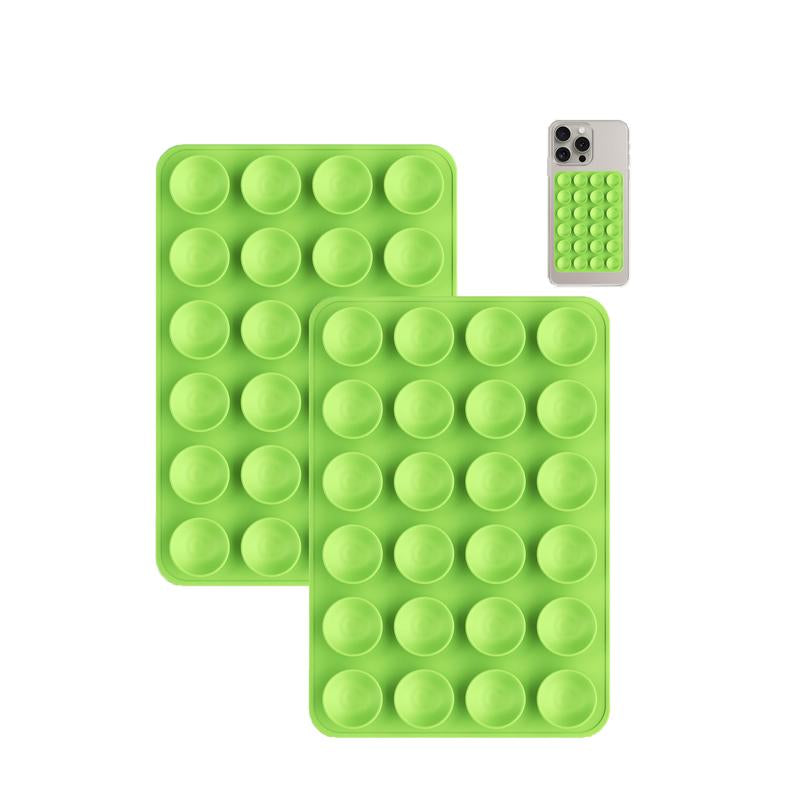 2PCS Silicone Suction Phone Case Mount Non Slip Suction Cup Phone Mount