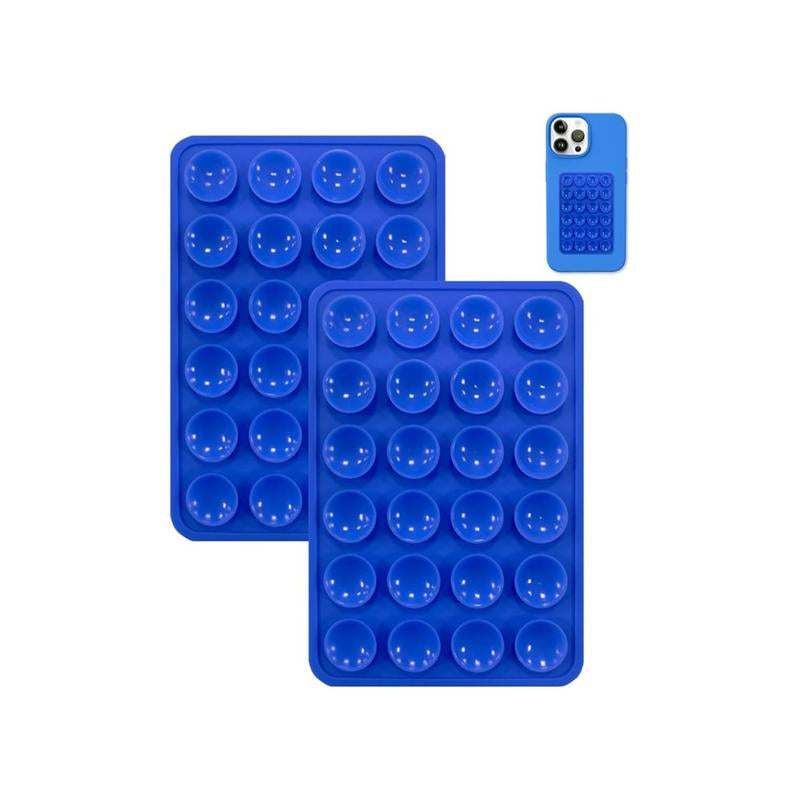 2PCS Silicone Suction Phone Case Mount Non Slip Suction Cup Phone Mount